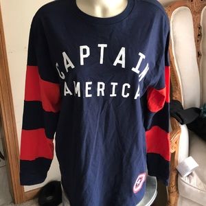 Captain America Men’s long sleeve T-shirt